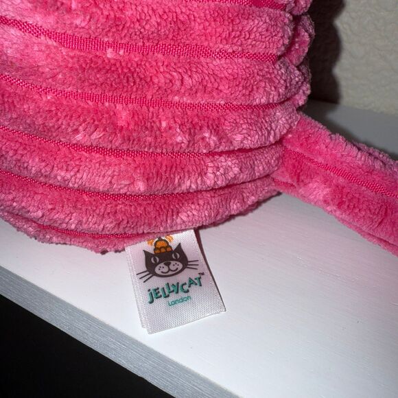 Jellycat Cordy Roy Pink Cat Plush Kitty Corduroy Stuffed Animal 10” - Picture 7 of 10